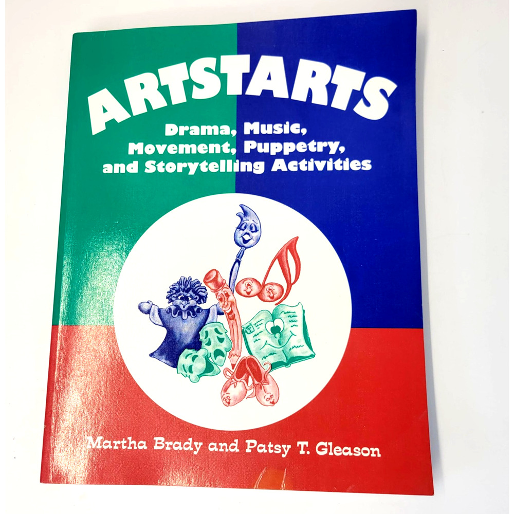 Vintage 1994 Artstarts Drama Music Puppetry Brady Gleason Teacher Ideas Red PB